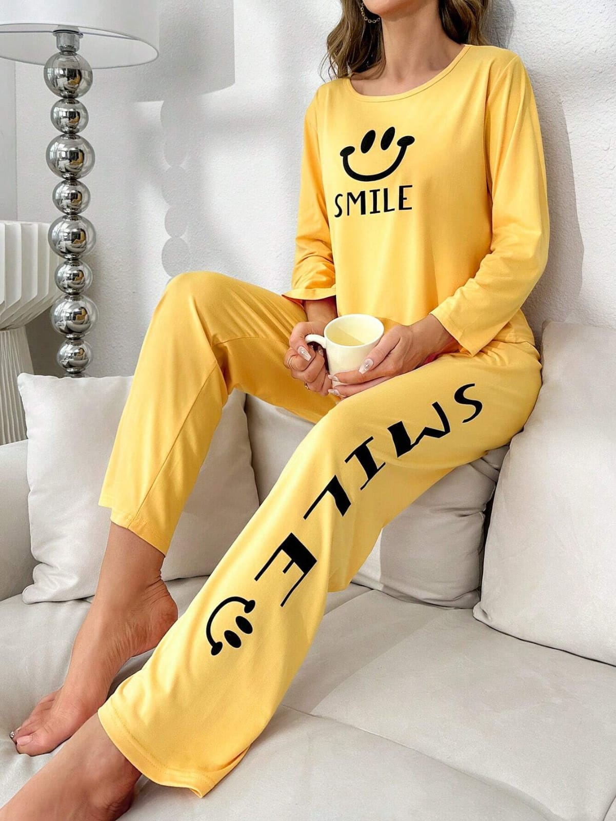 Smile Printed Nightsuirt