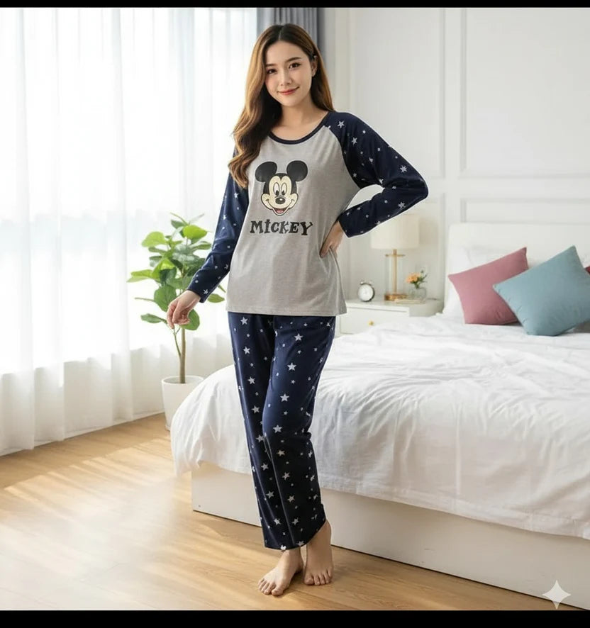 Mickey Printed NightSuit