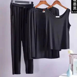 Womens 3 piece nightwear