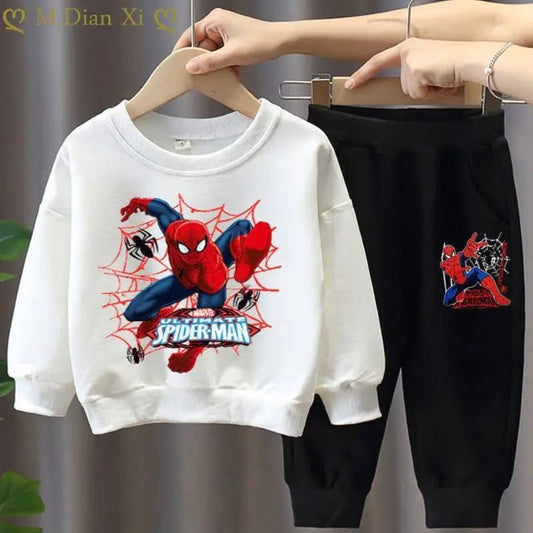 White Spider man T Shirt with trouser