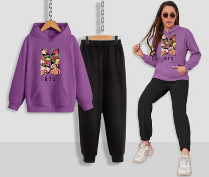 Womens Bts Printed Tracksuit