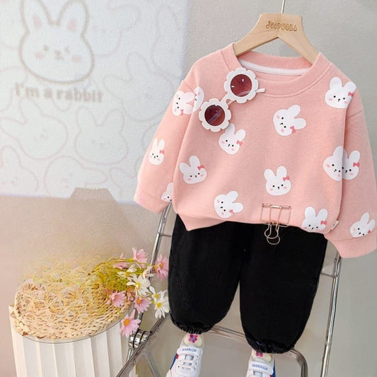 Rabbit Print Kids Winter Suit