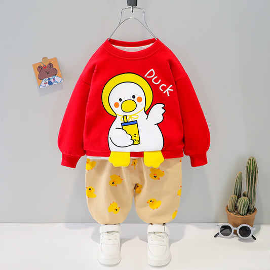 Duck Printed Kids Wear