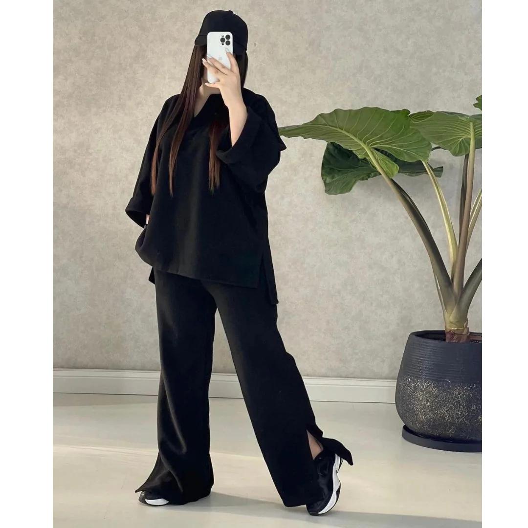 Women Fashion Winter Bottom Cut Style Track suit