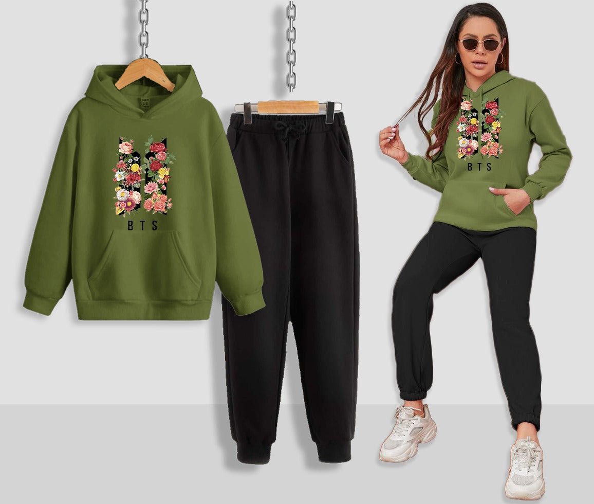 Womens Bts Printed Tracksuit