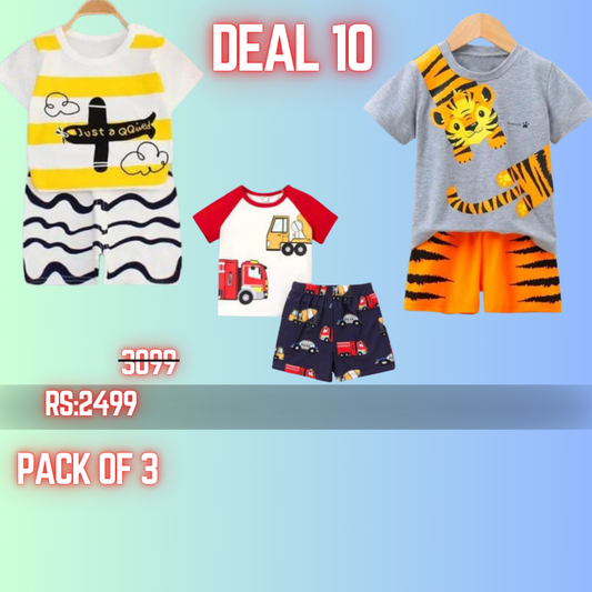 Deal 10 – Pack of 3 Kids Wear