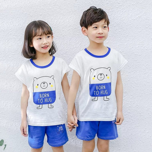 Born To Hug Printed Sleeveless Kids Wear - AL TAQWA