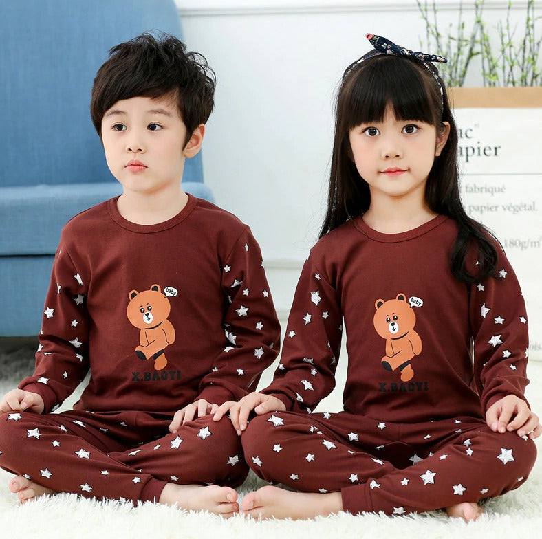 Brown Star Bear Kids wear - AL TAQWA