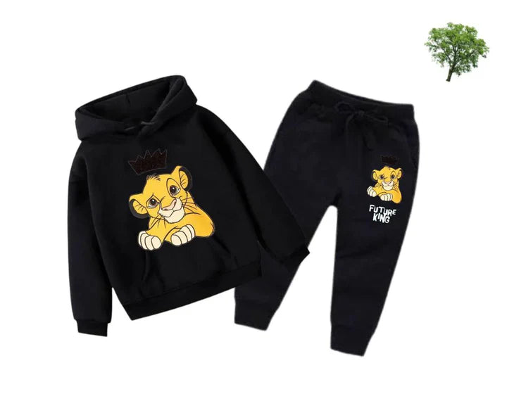 Future King Printed Kids Hoodie Set