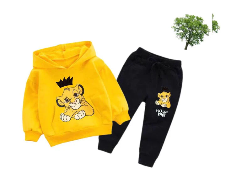 Future King Printed Kids Hoodie Set