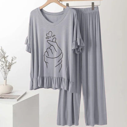 Grey frock flapper style Loungewear - AL TAQWA