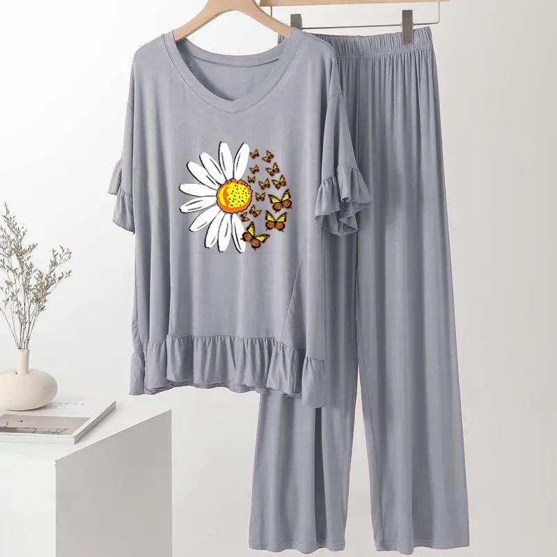 Grey frock flapper style Loungewear - AL TAQWA