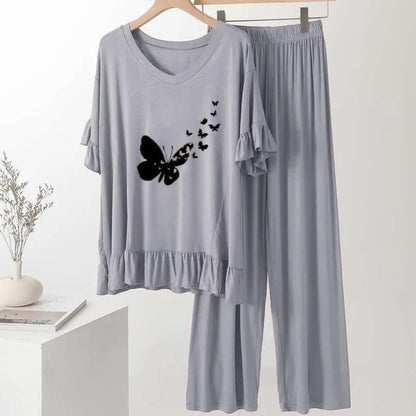 Grey frock flapper style Loungewear - AL TAQWA