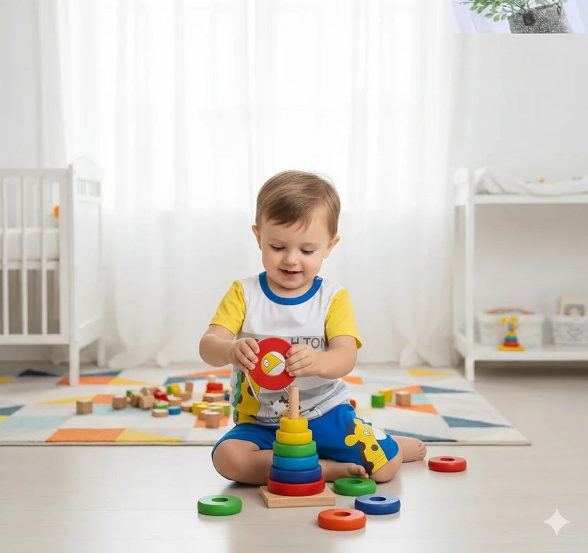 H Tong Zebra Printed Kids Nightsuit