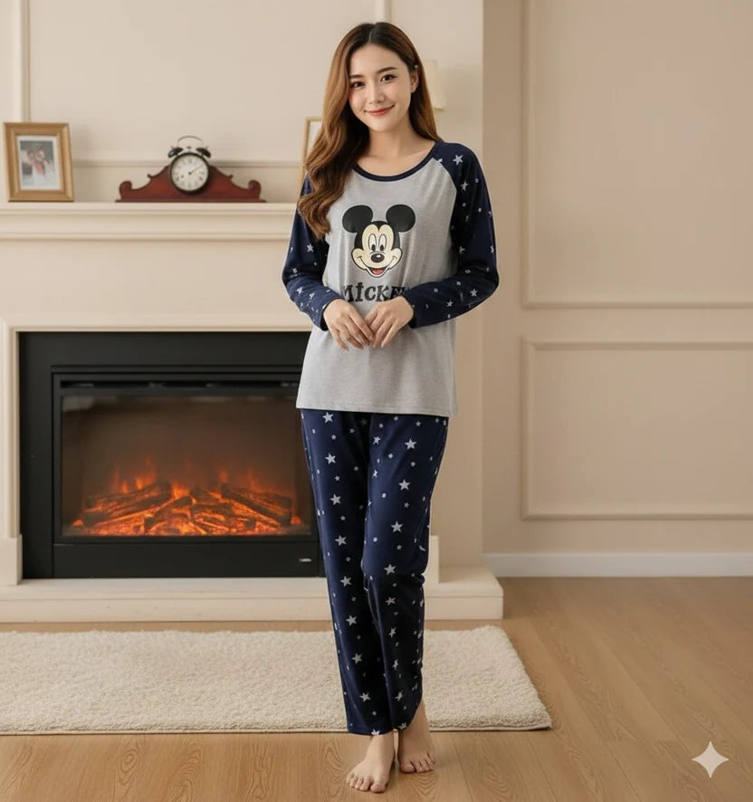 Mickey Printed NightSuit
