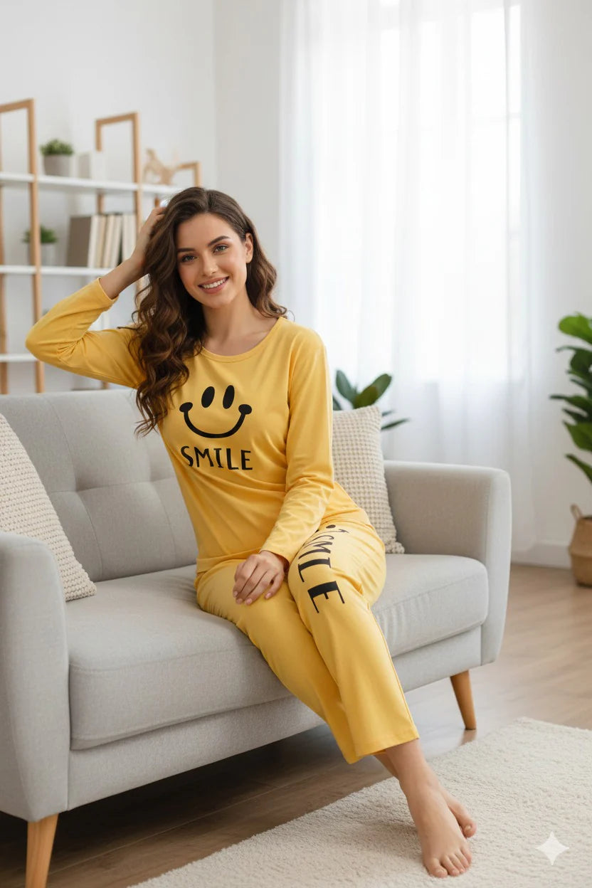 Smile Printed Nightsuirt