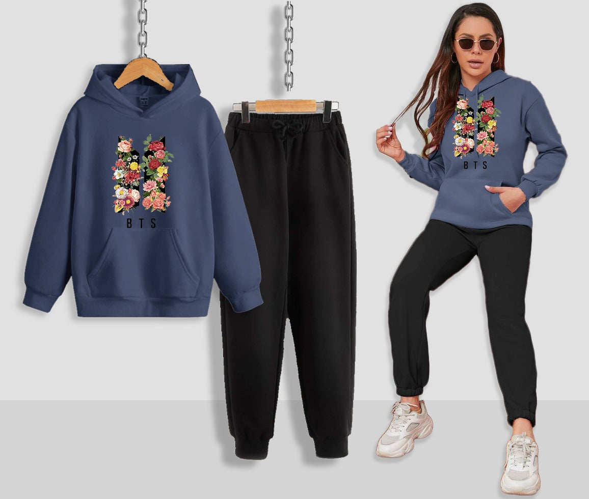 Womens Bts Printed Tracksuit