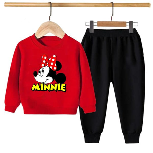 Kids Minnie Printed Sweatshirt Set